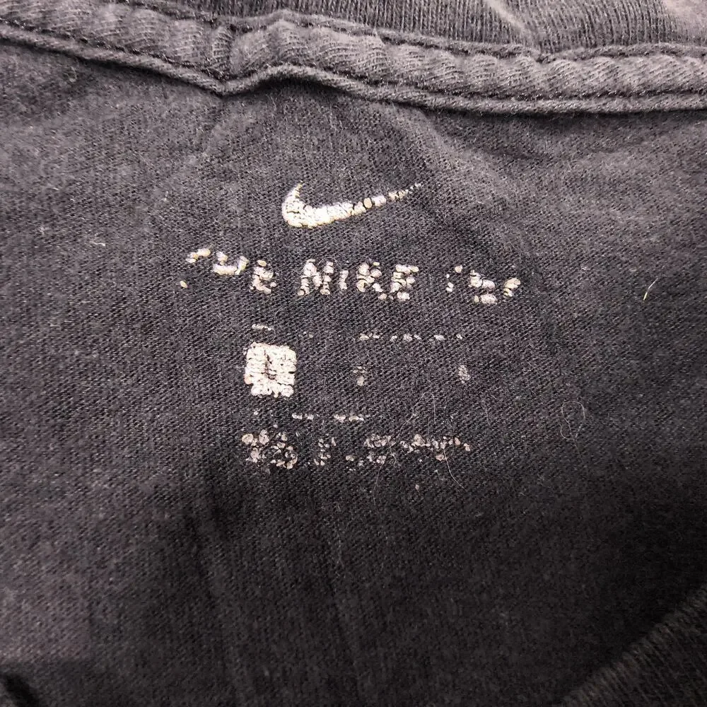 Nike Tee Just Do It Short Sleeve Casual Crew Neck Shirt Mens Size Large L Black